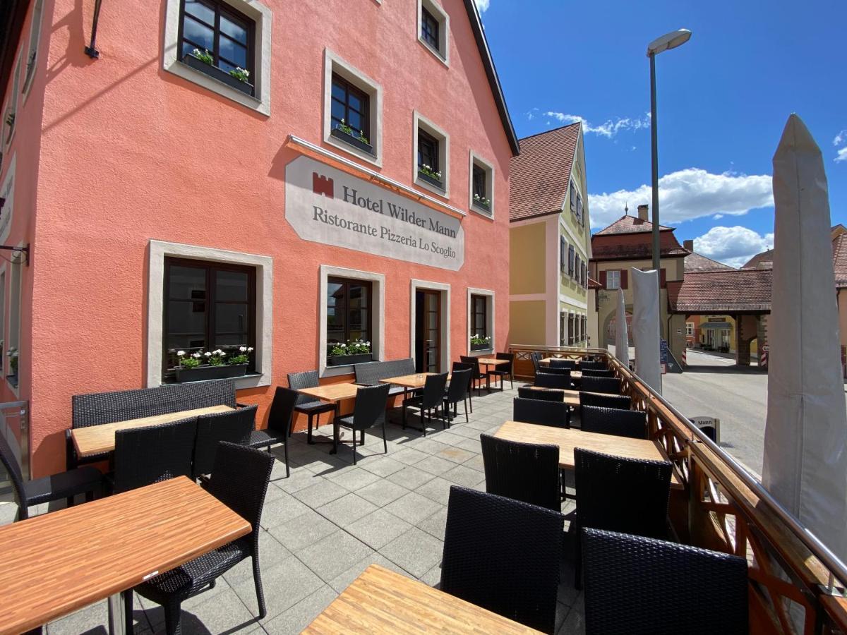 Hotel Wilder Mann Feuchtwangen Exterior foto