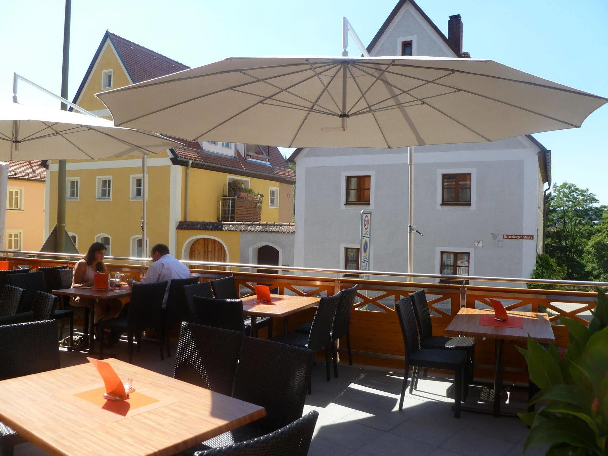 Hotel Wilder Mann Feuchtwangen Exterior foto
